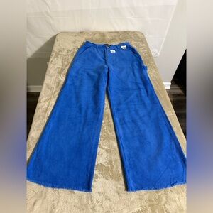Forever 21 Cobalt Blue Wide-Leg Jeans size XS